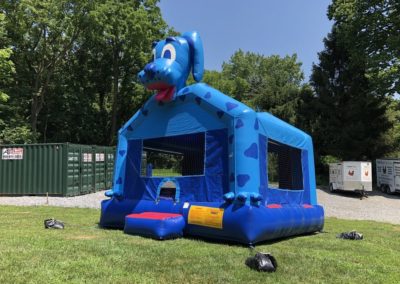 Blue Dog Inflatable - Front
