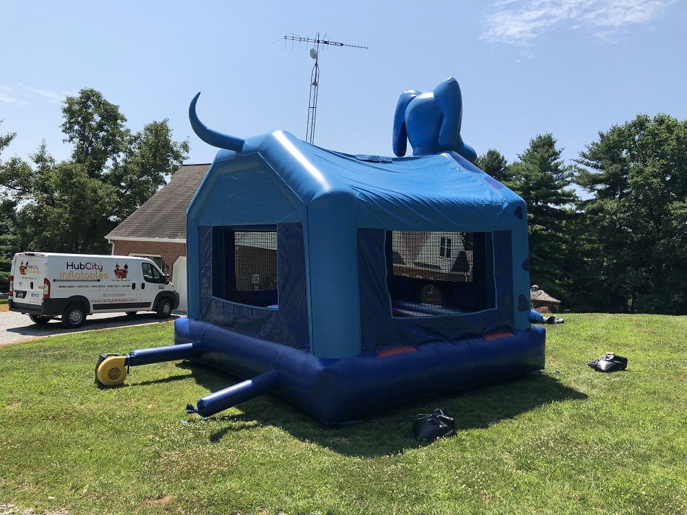Blue Dog Inflatable - Tail 2